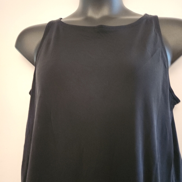 Eileen Fisher Silk Sleeveless Tunic Tank Top - Picture 10 of 13